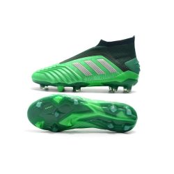 adidas Predator 19+ FG Zapatos - Verde Plata_3.jpg